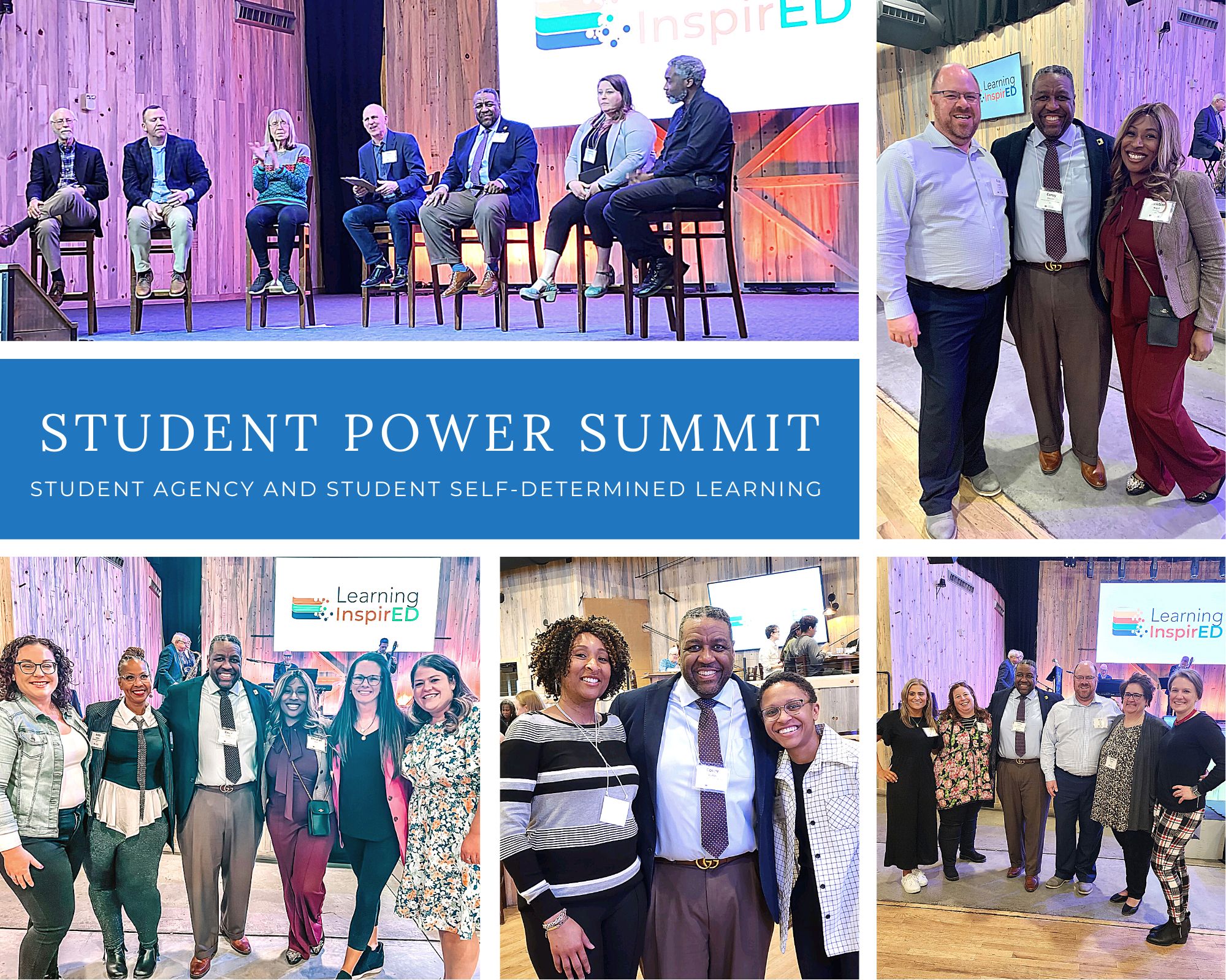 Dr. Grubbs at the Student Power Summit on student agency and self-determined learning